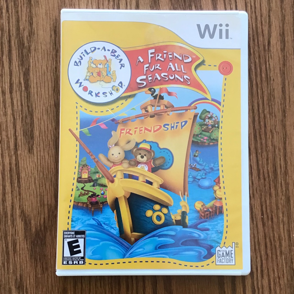 Wii Game Build-a-bear workshop A Friend Fur All Seasons BAB